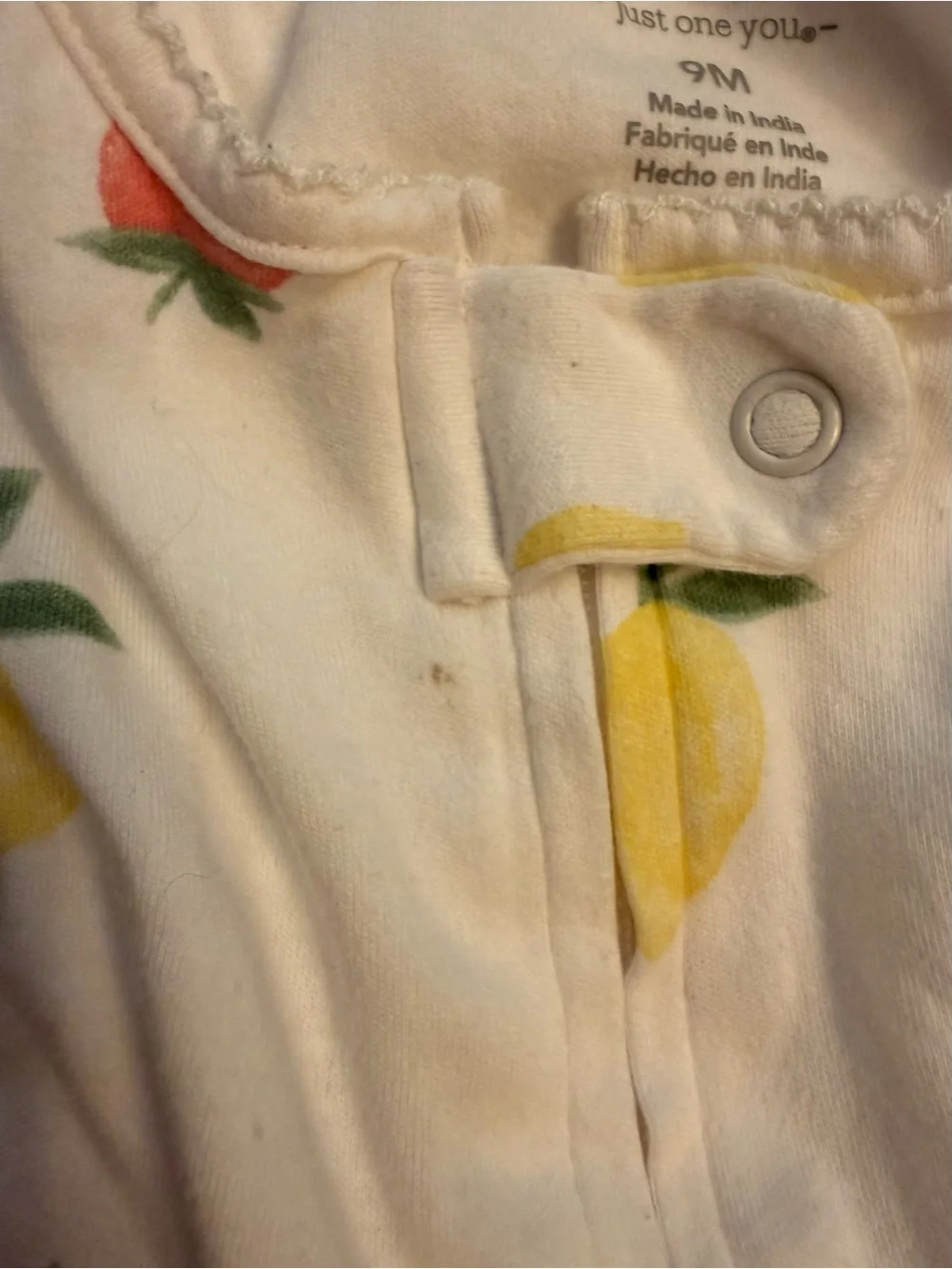 Bundle of 6 Baby Girl Cotton 2-Way Zip Sleep & Play Pajamas